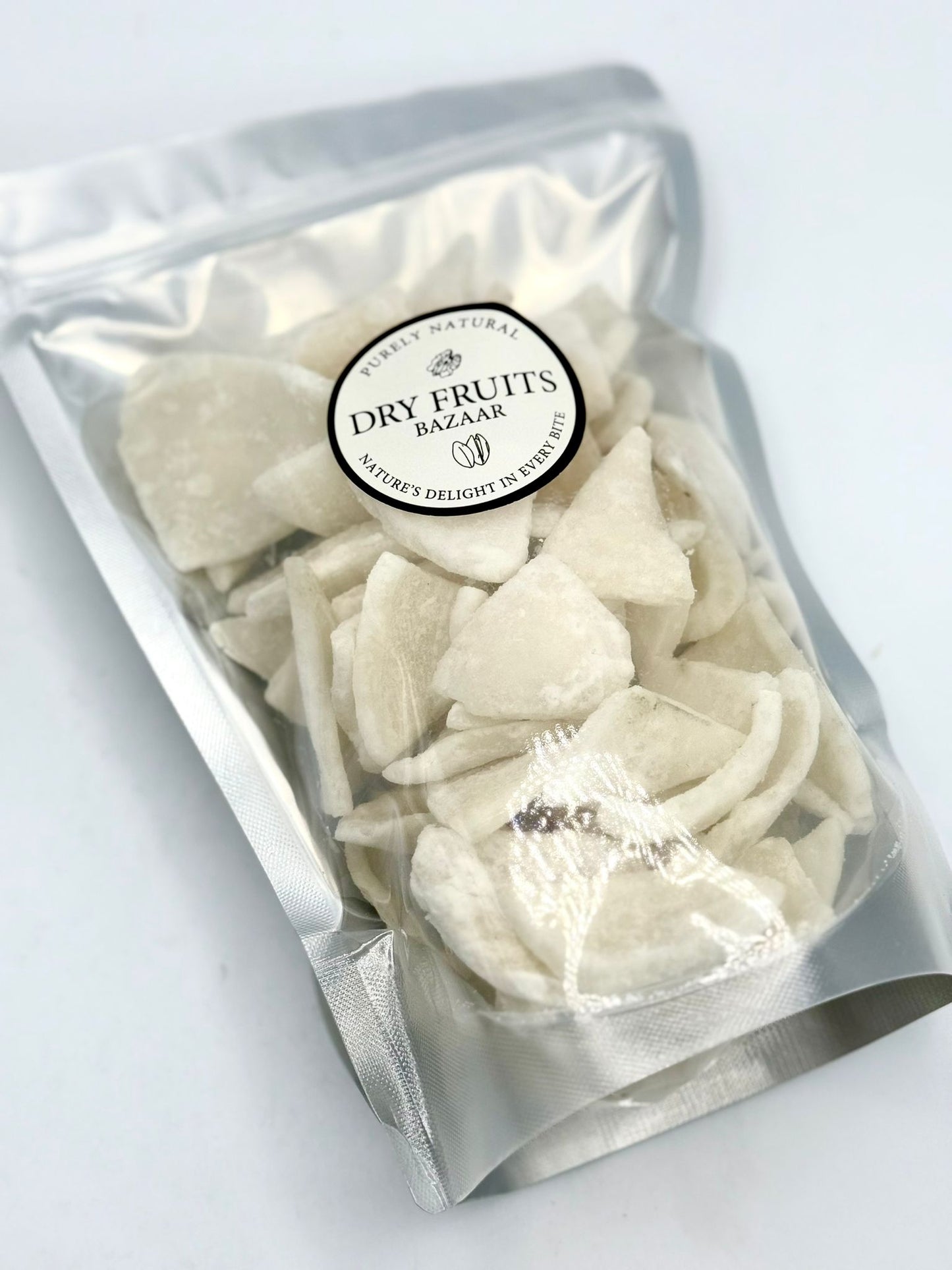1 KG - Coconut Chunks Premium Quality - Natural Snack DriedFruits Dry