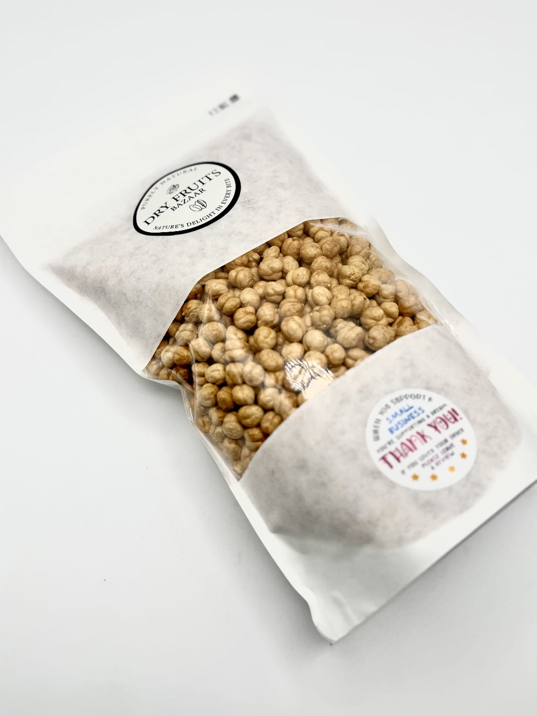 Roasted Skin Removed Chana (Chickpeas) - Protein-Packed Crunchy Snack High in Protein & Fibre