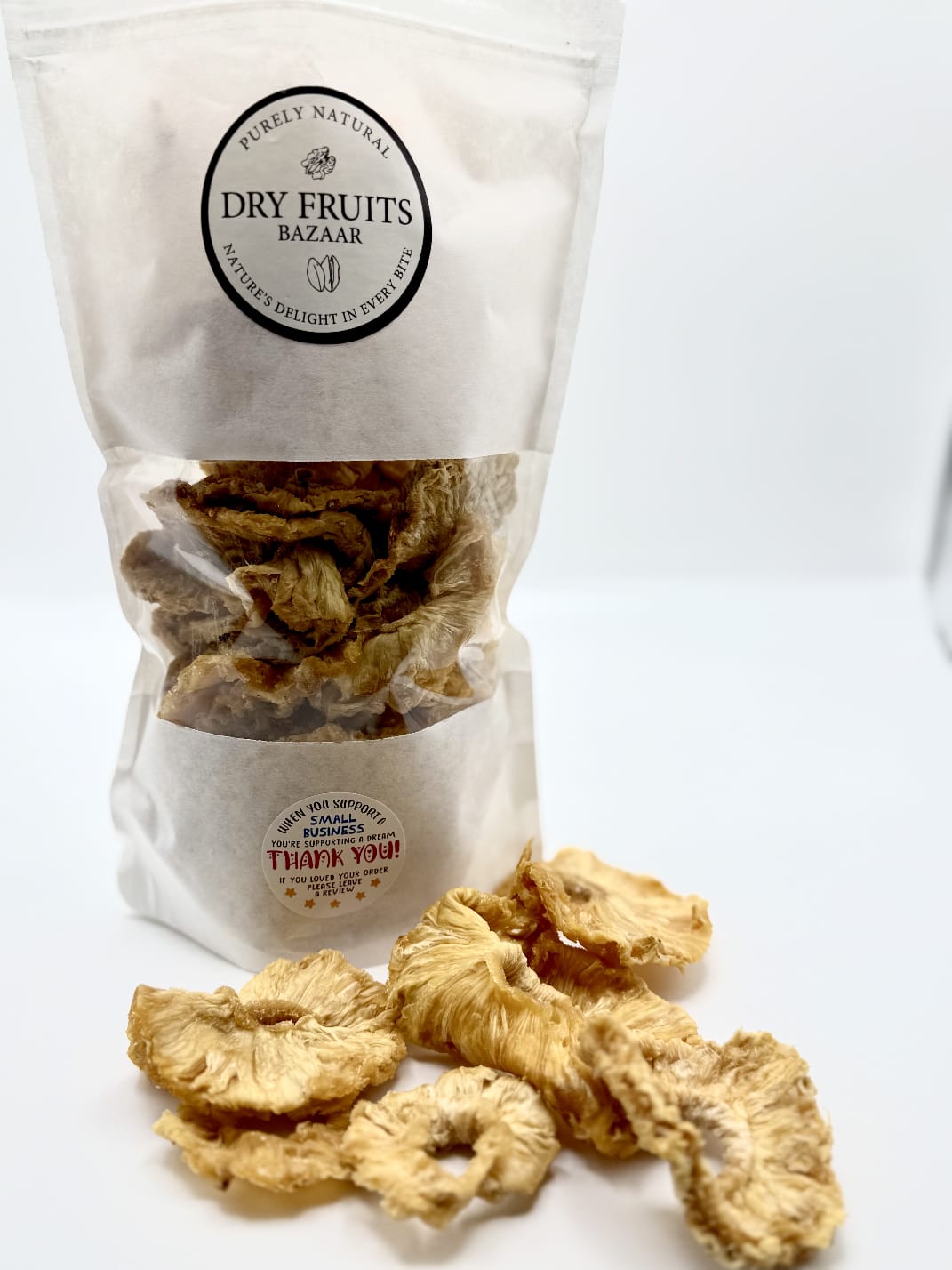 Dried Pineapple Rings Tropical Flavour – Naturally Sweet and Chewy
