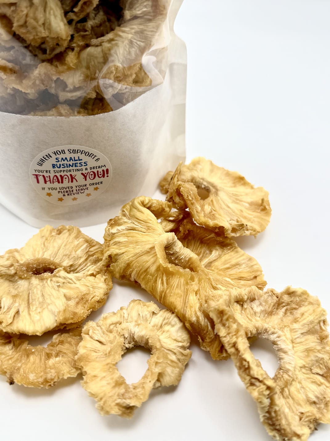 Dried Pineapple Rings Tropical Flavour – Naturally Sweet and Chewy