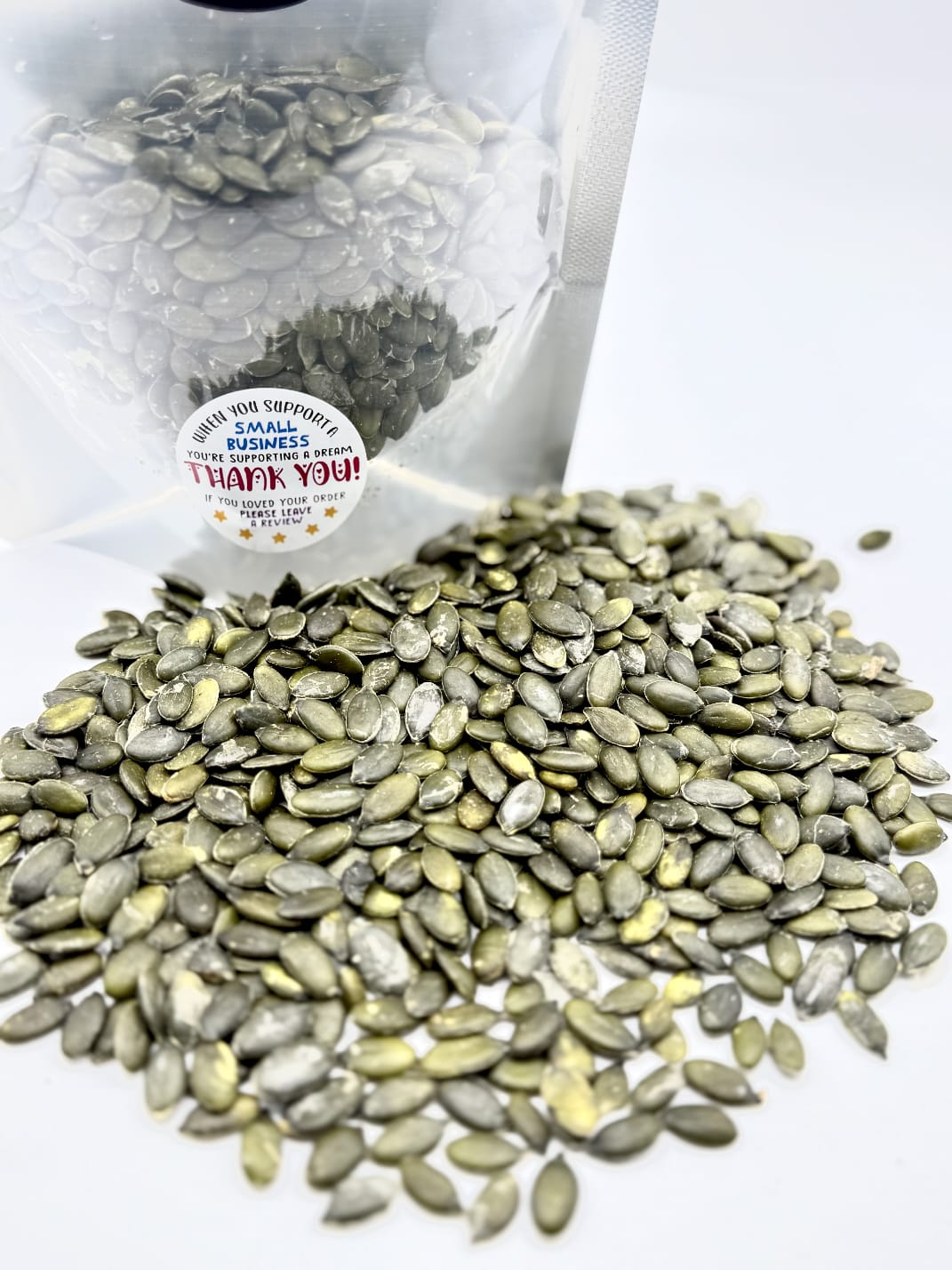 Pumpkin Seeds Grade A Snack - No Shell, Nutrient-Rich, Iron-Packed