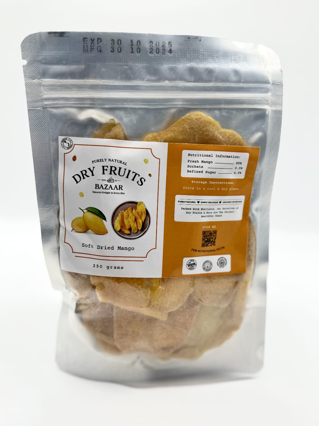 1kg Sweet Dried Mango Slices Vietnamese – Premium Fruit Snack