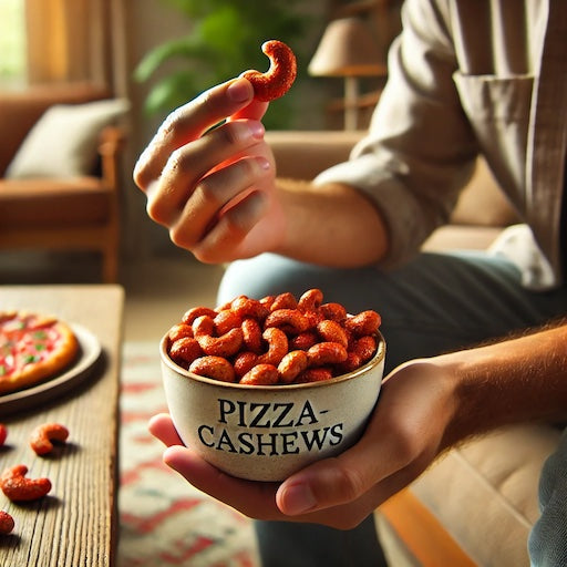 NEW Arrival - Pizza Flavour Roasted Cashews Nuts