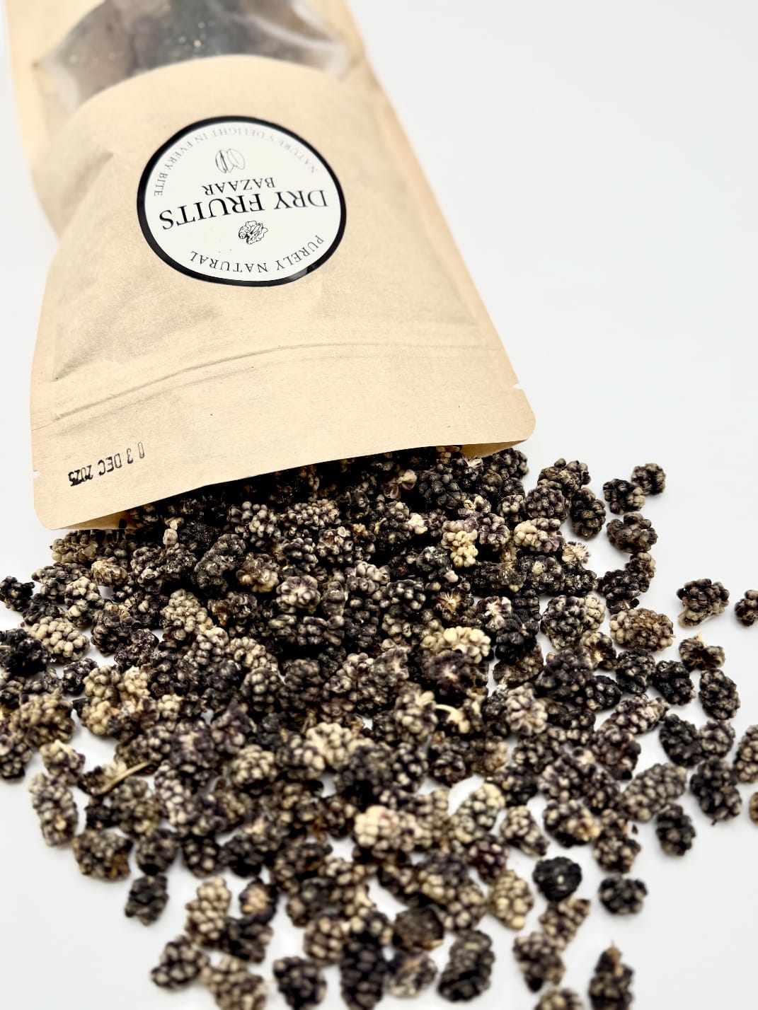 Dried Mulberries - Light & Dark Varieties - Naturally Sweet Chewy Snack - Rich in Antioxidants & Vitamins