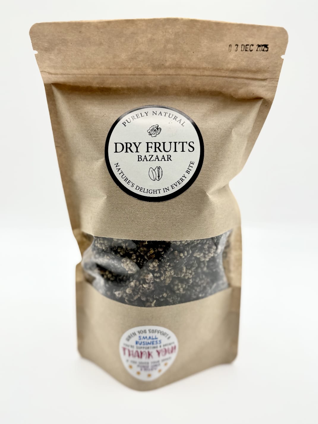 Dried Mulberries - Light & Dark Varieties - Naturally Sweet Chewy Snack - Rich in Antioxidants & Vitamins