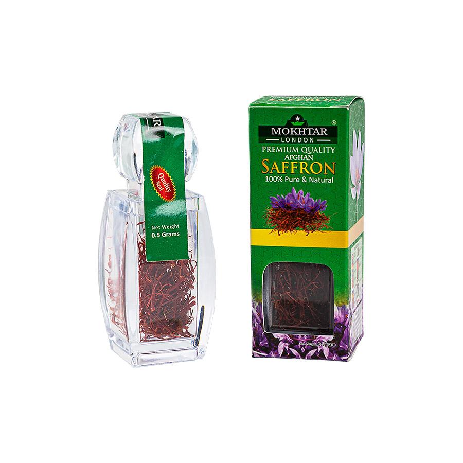 100% Natural Saffron - 0.5g Mokhtar Premium Quality