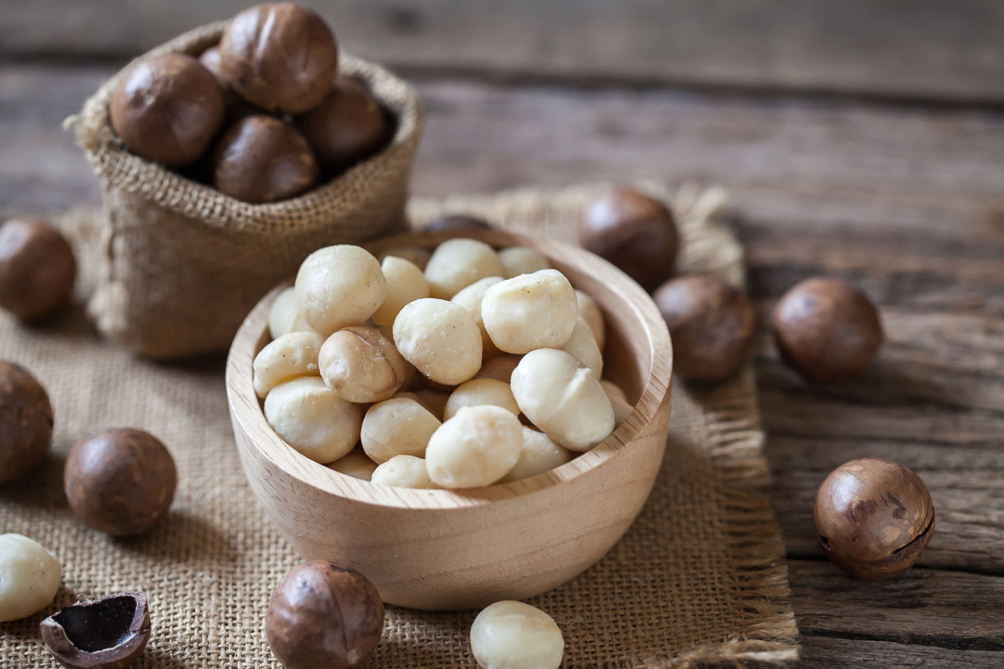 Vanilla flavoured Dry Roasted Macadamia Nuts